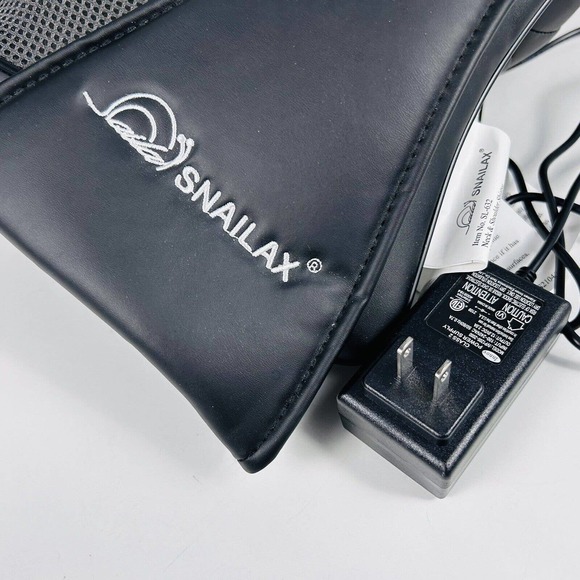 SNAILAX Shiatsu Neck & Shoulder Massager w/ Heat Deep Kneading Model SL-632 - Picture 2 of 6